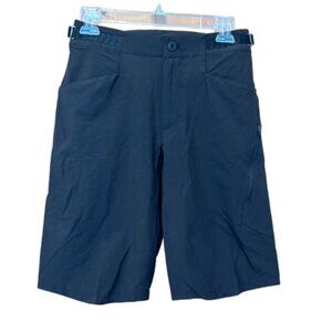 Patagonia Women's Dirt Craft Black Biking Shorts with Adjustable Waist Size 28
